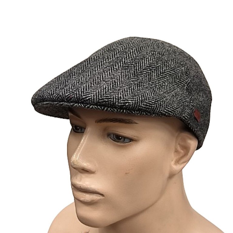 gatsby harris tweed jodełka szary