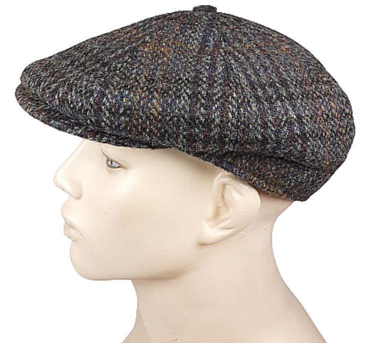 kaszkiet harris tweed 118 nauszniki(1)