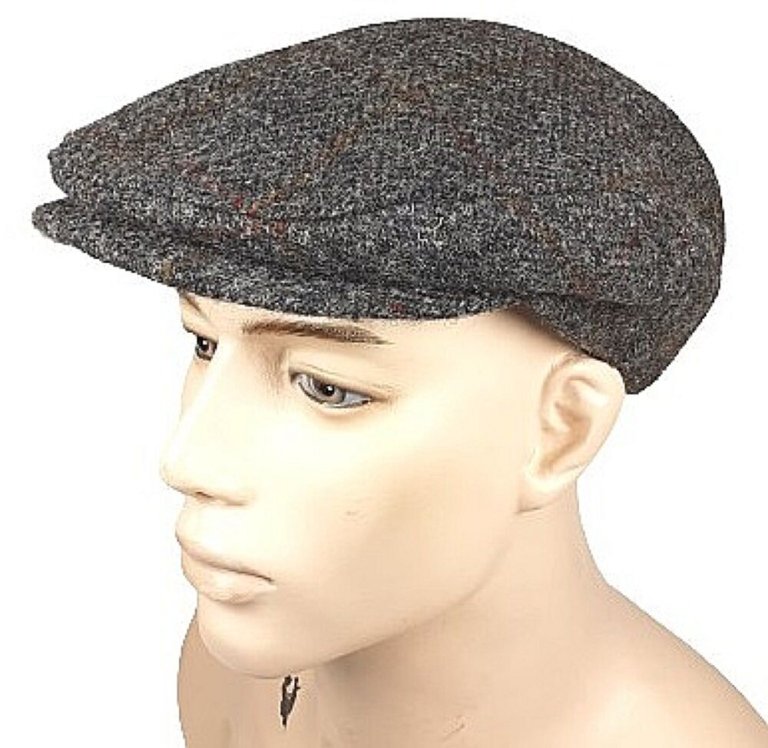 kaszkiet  harris tweed 100